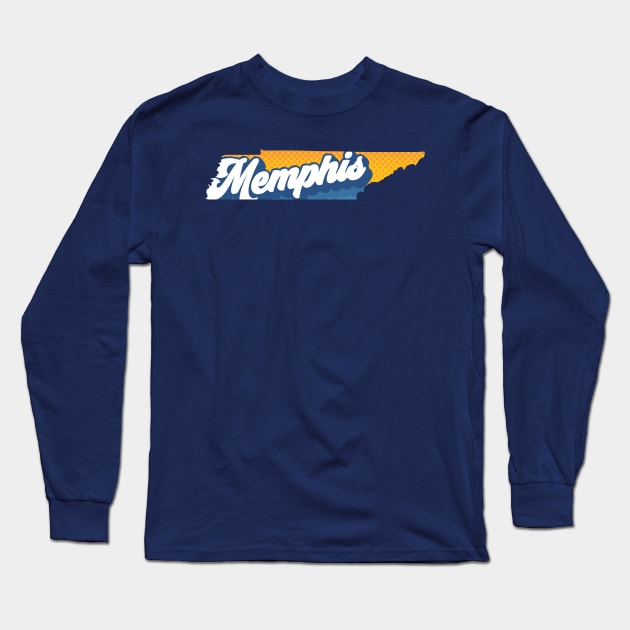 Memphis Tennessee, Tennessee State, State of Tennessee Long Sleeve T-Shirt by TheShirtGypsy